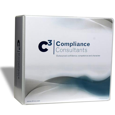 C3 entrapment binder — front view