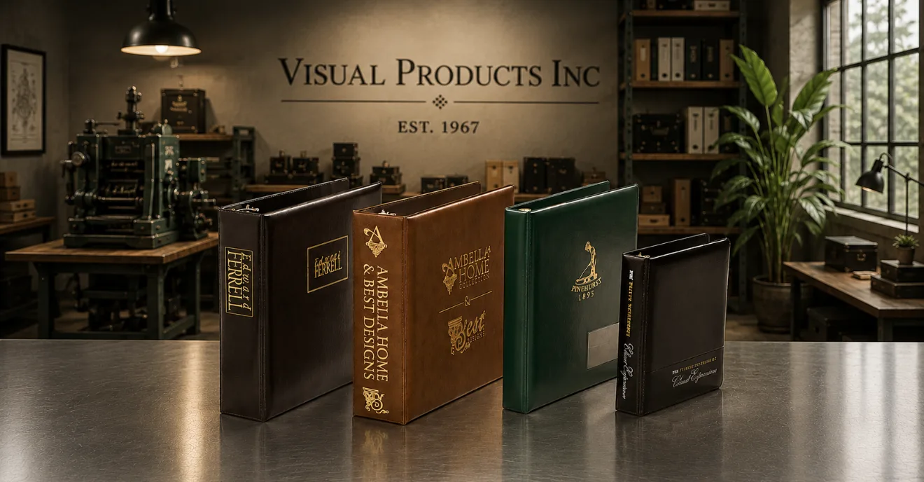 Premium custom turn-edge and vinyl binders