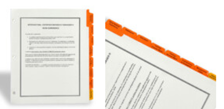 Custom index tabs