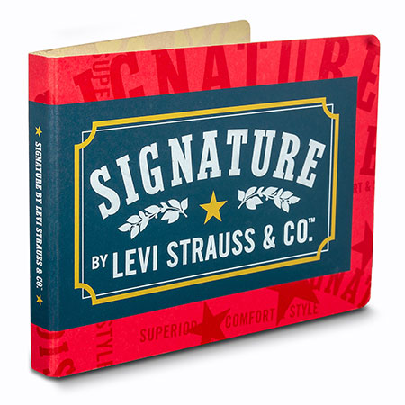 Levi Strauss kraft binder — front